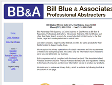 Tablet Screenshot of billblueassociates.com